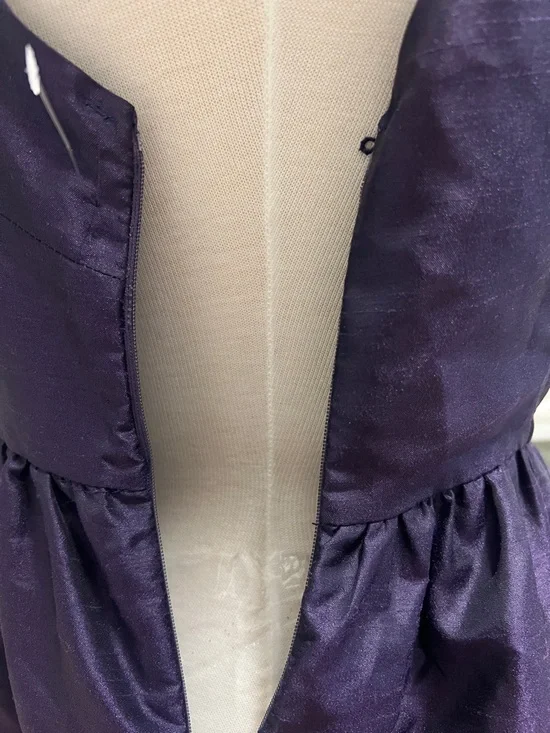 NWOT- CHARLOTTE RUSSE /PLUM PURPLE Embellished Party Dress - Picture 7 of 9